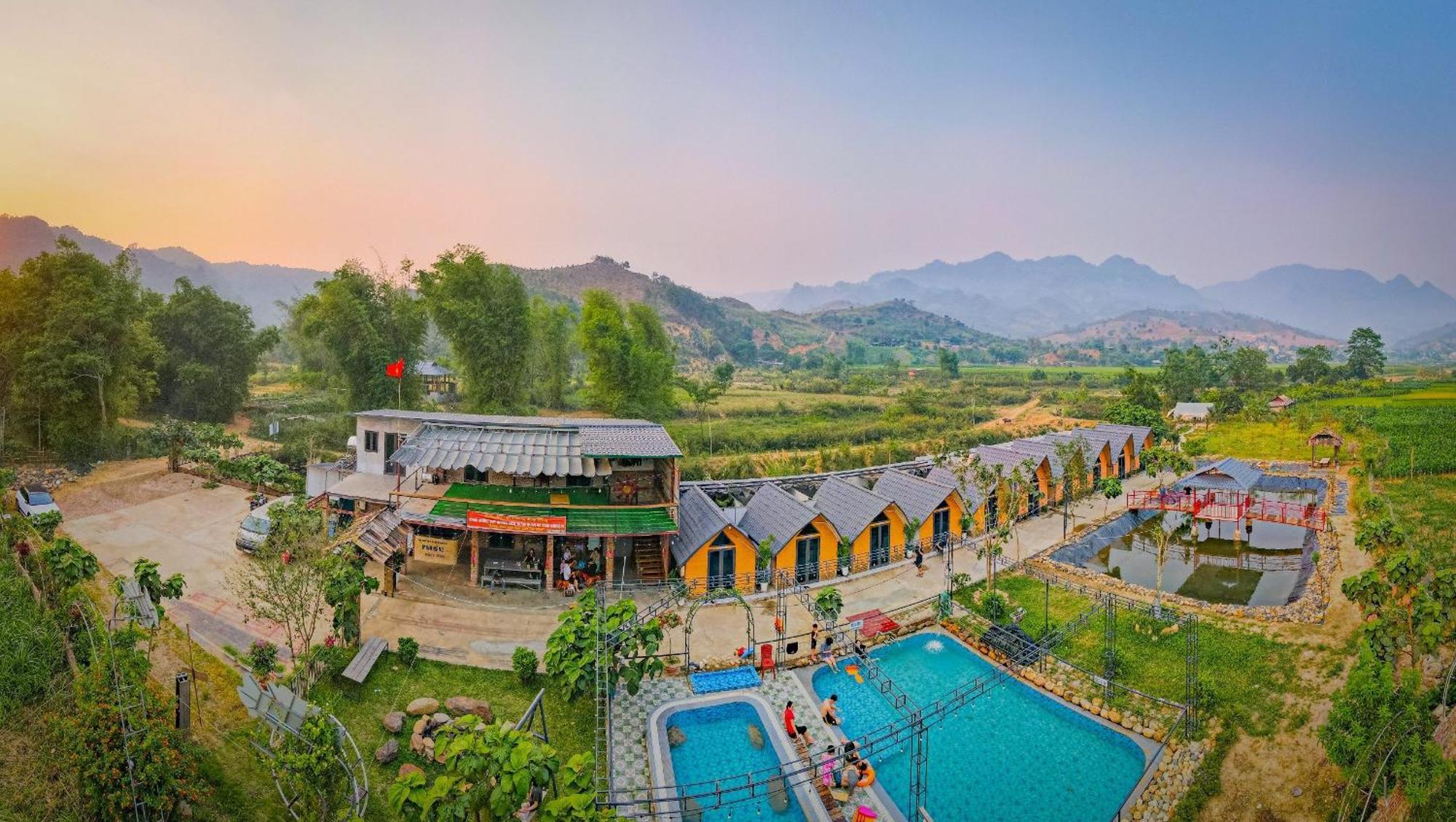 Homestay Suoi Khoang Minh Hang Yen Bai Exterior foto